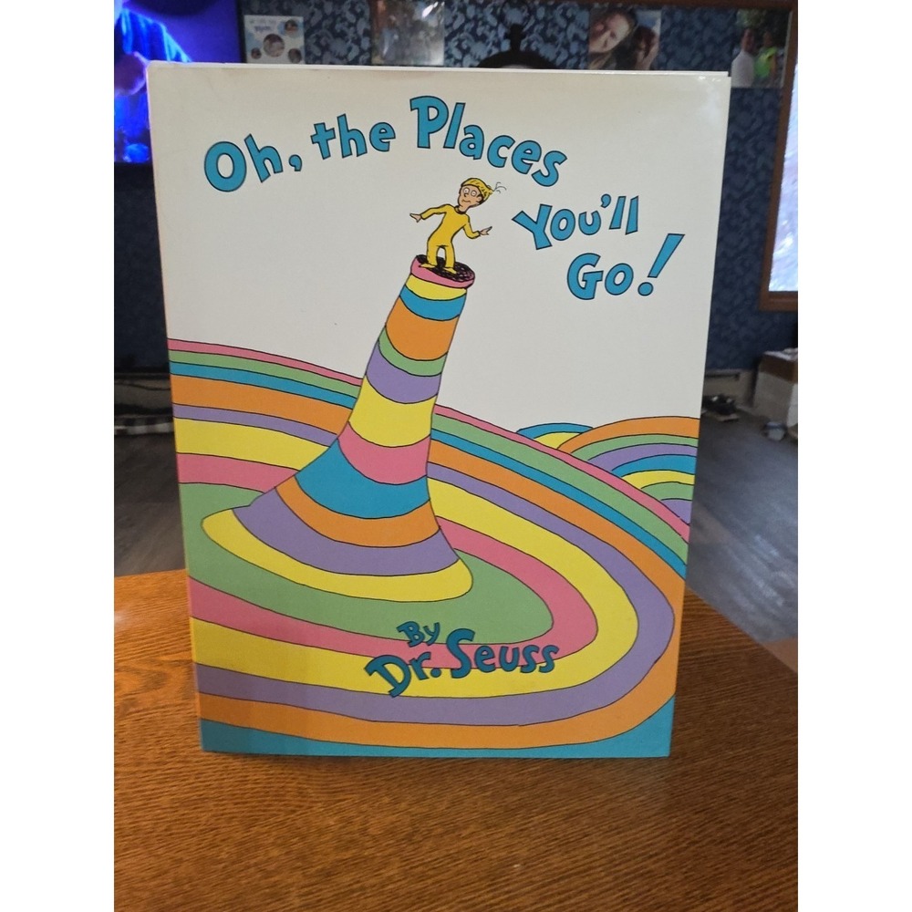 Vintage Dr.‎ Seuss Seuss Oh, The Places You'll Go   Dust Jacket